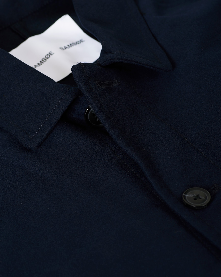 Homme | Chemises | Samsøe Samsøe | Samsøe & Samsøe Cotton Worker Jacket Sky Captain
