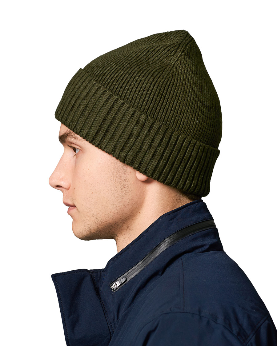Homme | Tommy Hilfiger Pima Cotton Beanie Green | Tommy Hilfiger | Pima Cotton Beanie Green