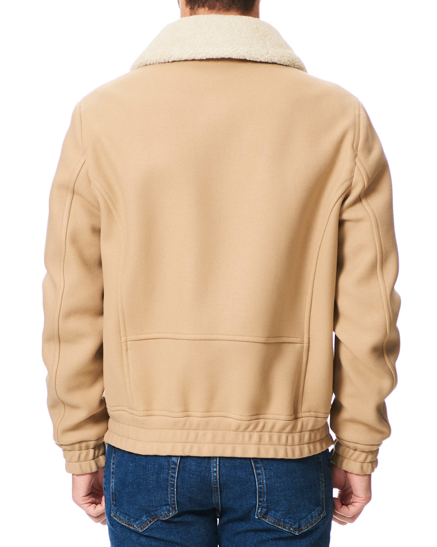 Heren | Jassen | Tommy Hilfiger | Shearling Collar Flight Jacket Classic Camel