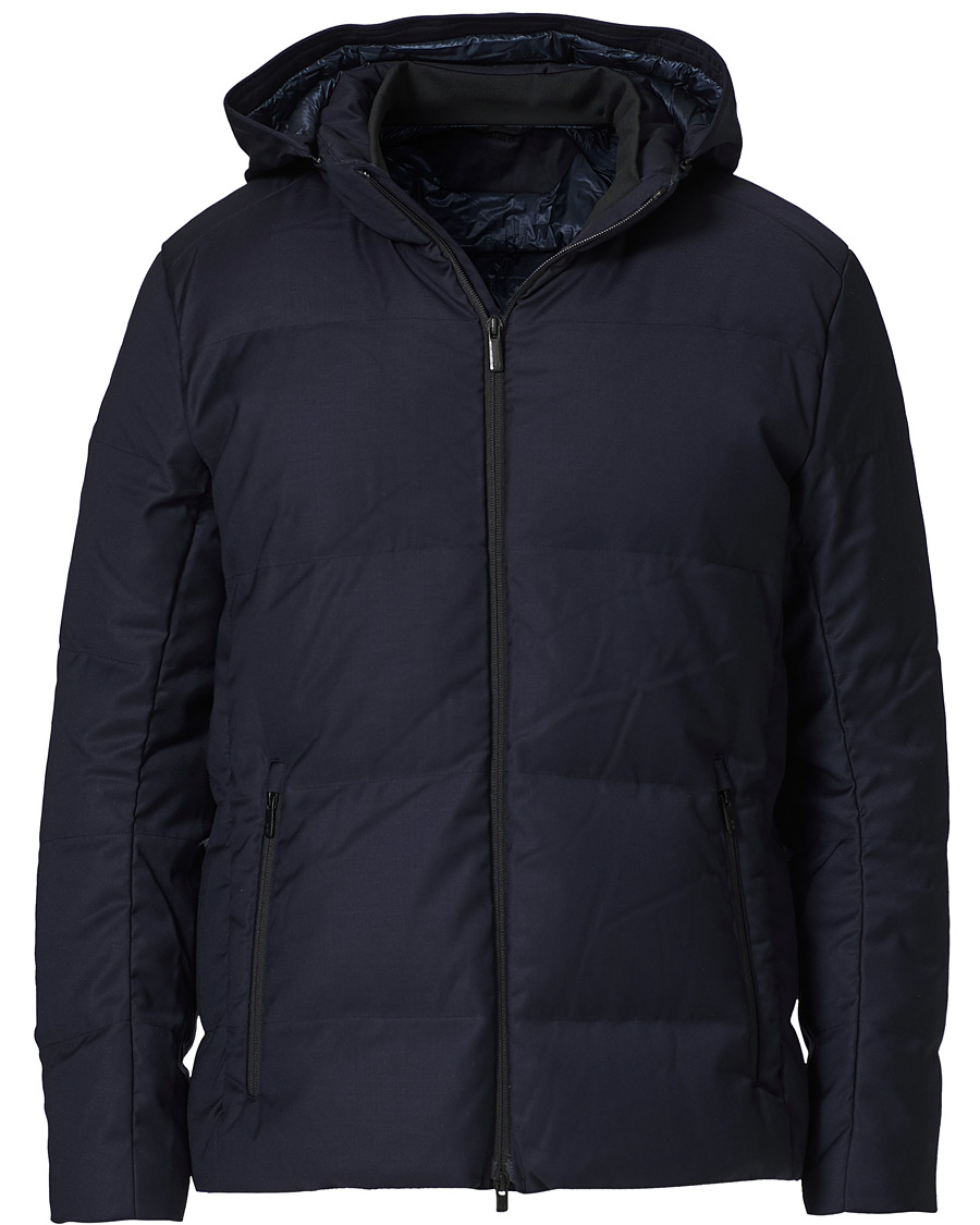 Homme | Manteaux Et Vestes | UBR | Oxygen Down Savile Jacket Dark Navy Wool
