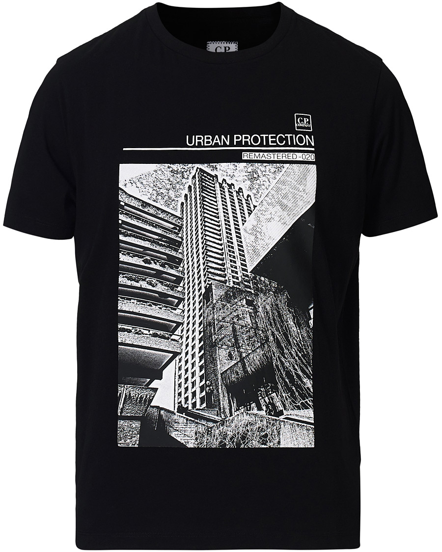 Heren | T-shirts | C.P. Company | Urban Protection Logo Tee Black