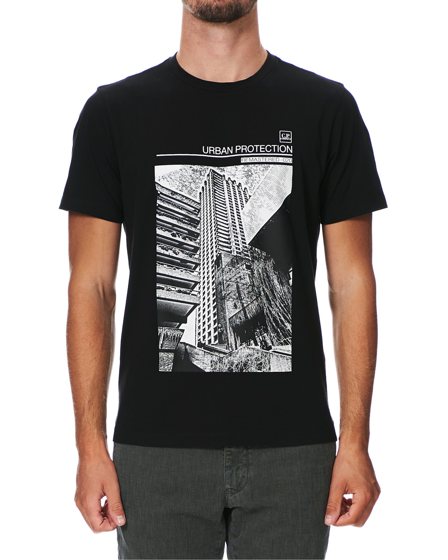 Heren | T-shirts | C.P. Company | Urban Protection Logo Tee Black