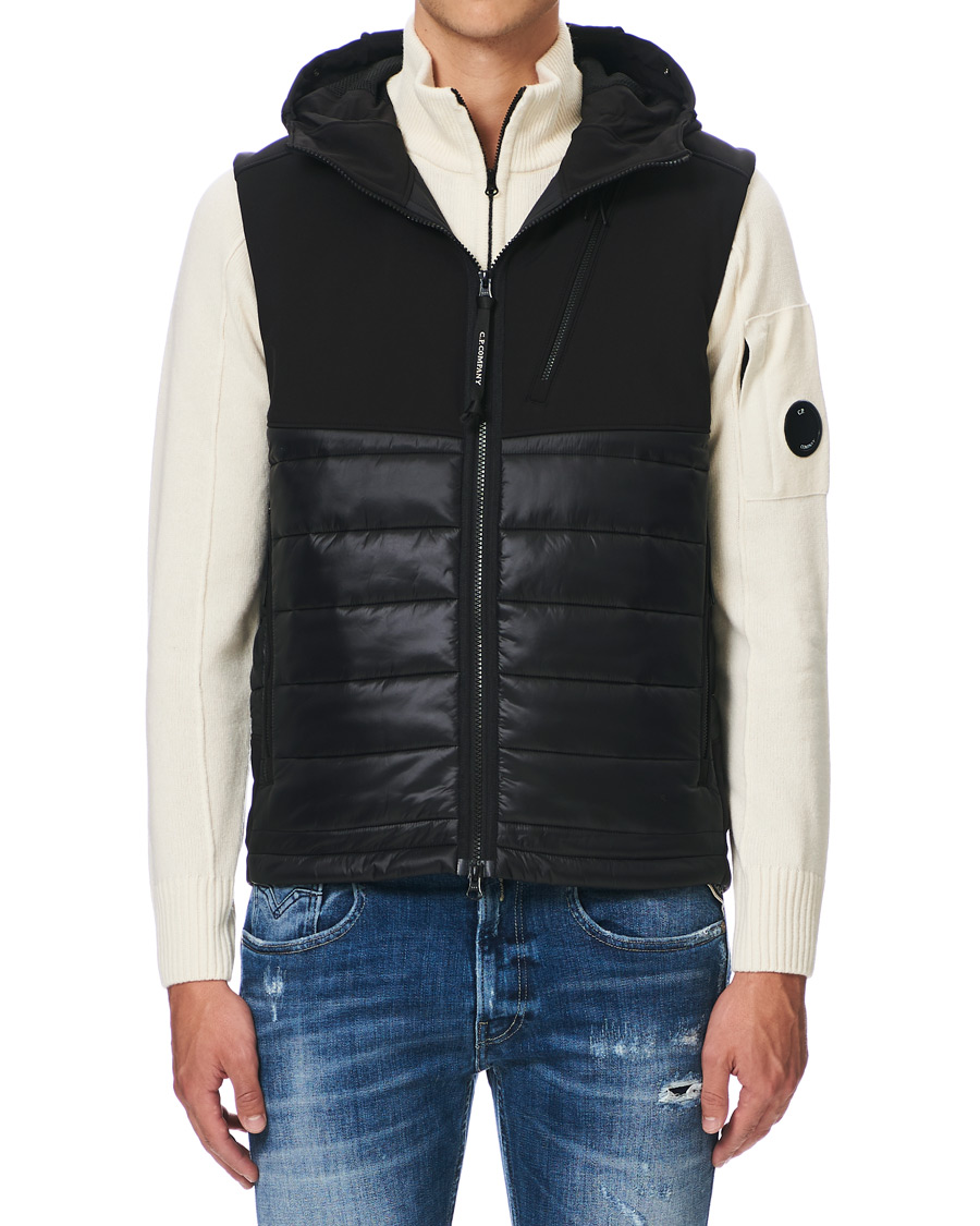 Homme | Manteaux Et Vestes | C.P. Company | Padded Goggles Vest Black