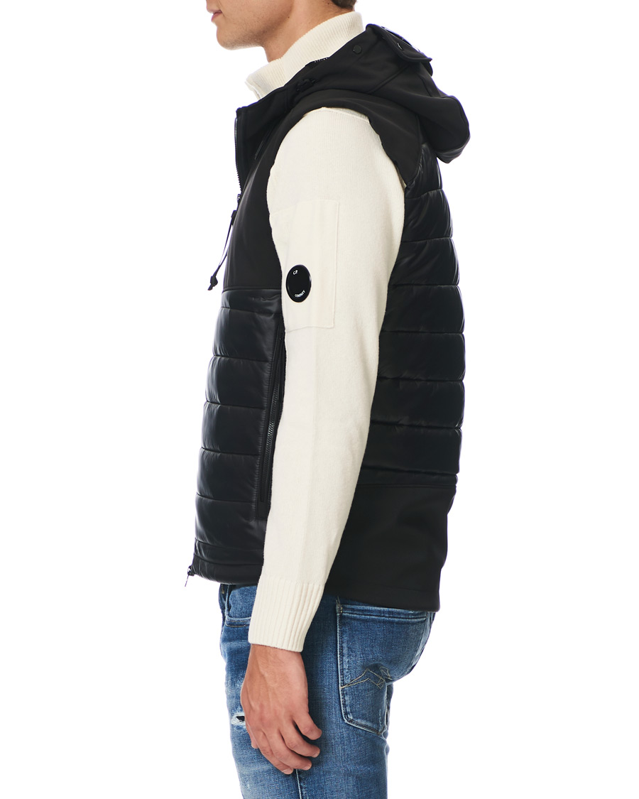 Homme | Manteaux Et Vestes | C.P. Company | Padded Goggles Vest Black