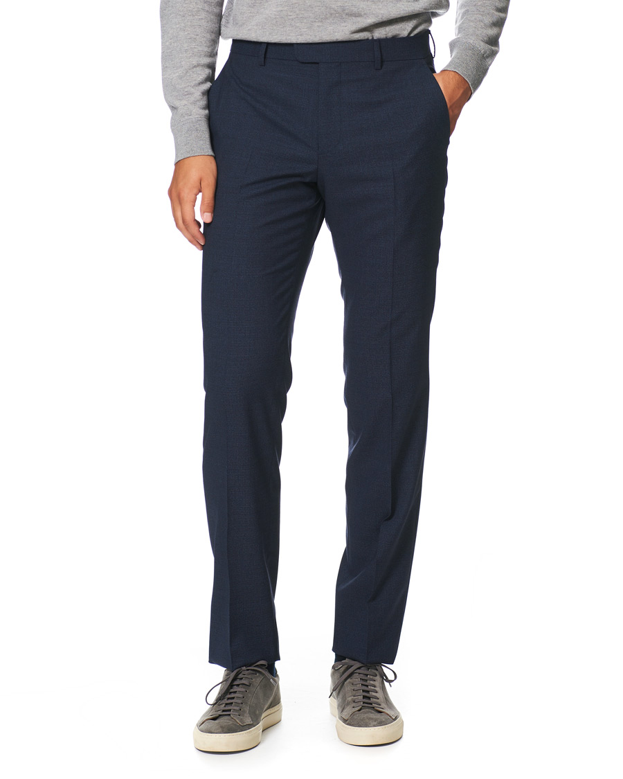 Homme | Costumes | Z Zegna | Slim Fit Tropical Wool Suit Navy Blue