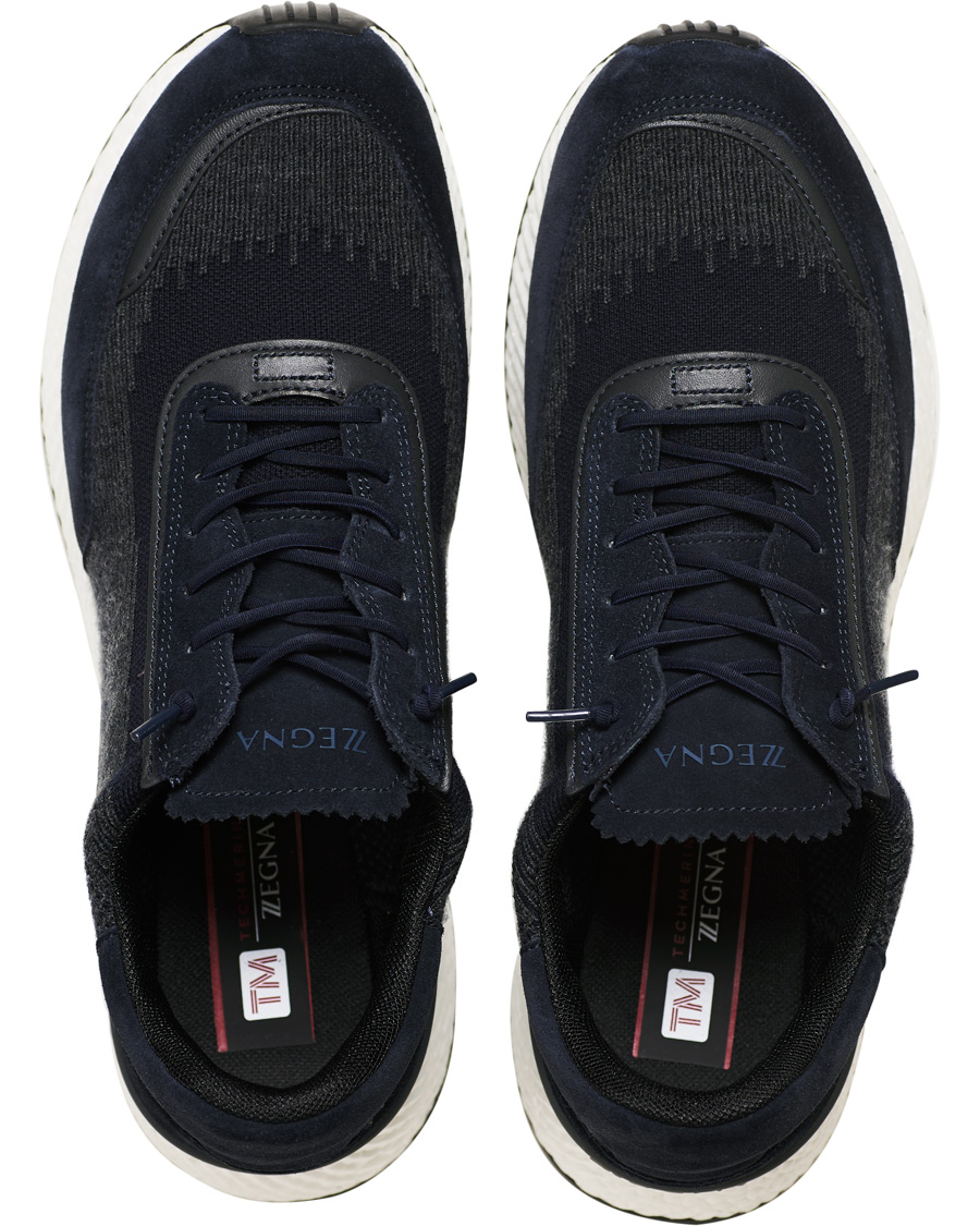Heren | Z Zegna Piuma Running Sneaker Navy | Z Zegna | Piuma Running Sneaker Navy