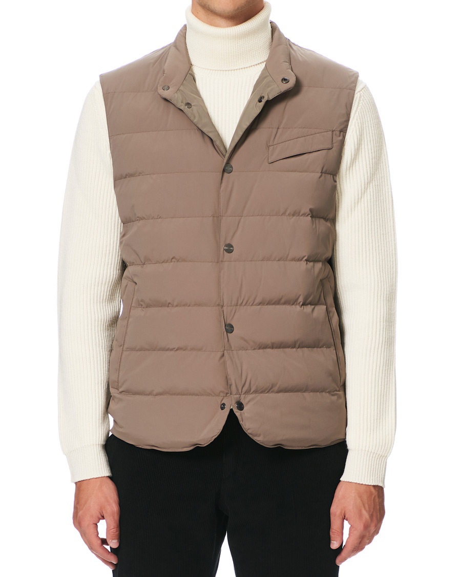 Heren | Jassen | Z Zegna | Stretch Nylon Vest Light Grey