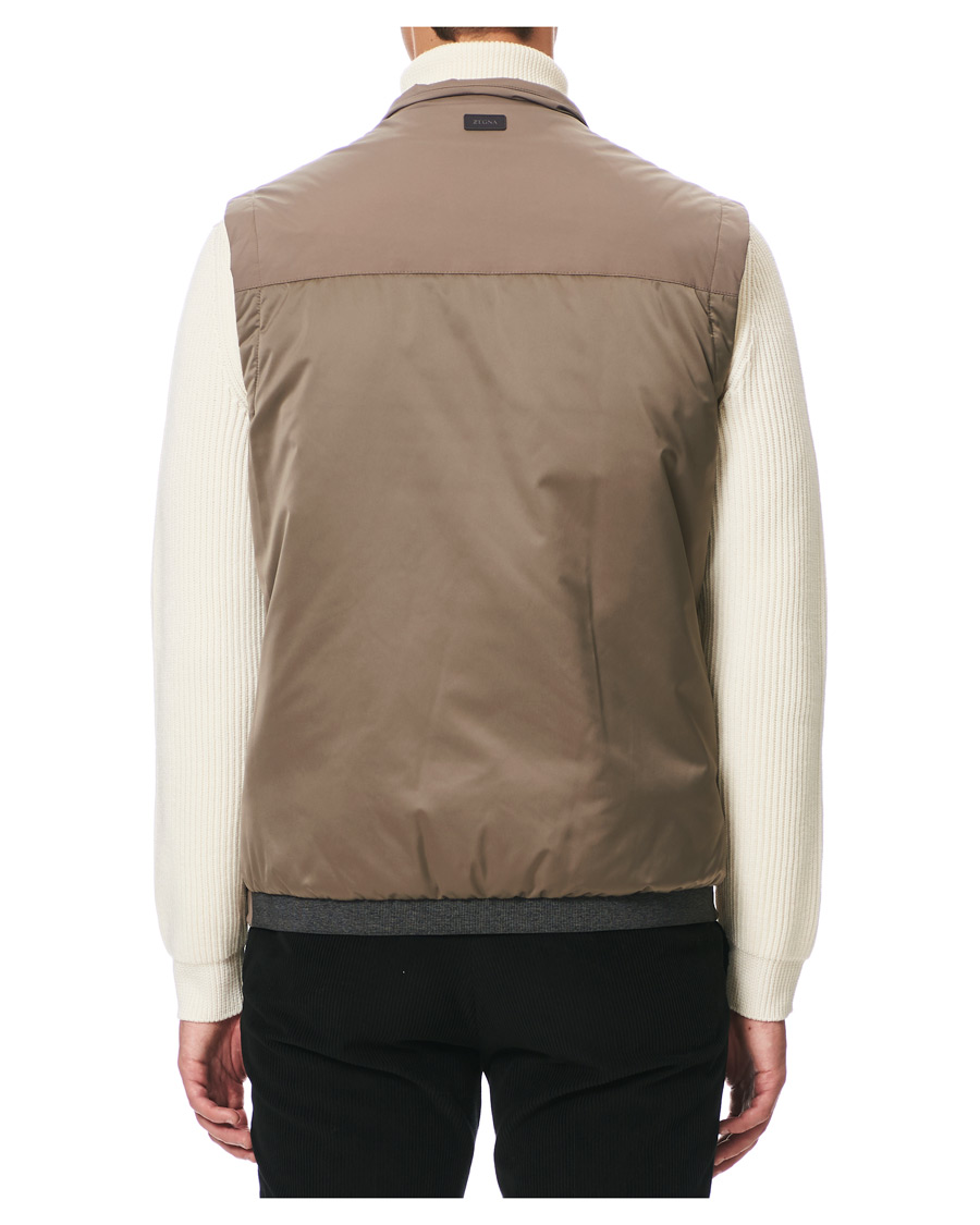 Heren | Jassen | Z Zegna | Stretch Nylon Vest Light Grey