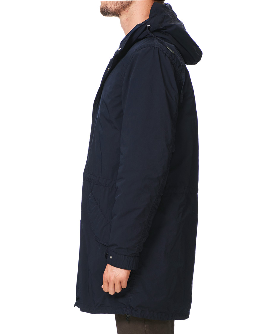 Homme | Manteaux Et Vestes | Aspesi | Parkattone Garment Dyed Parka Navy