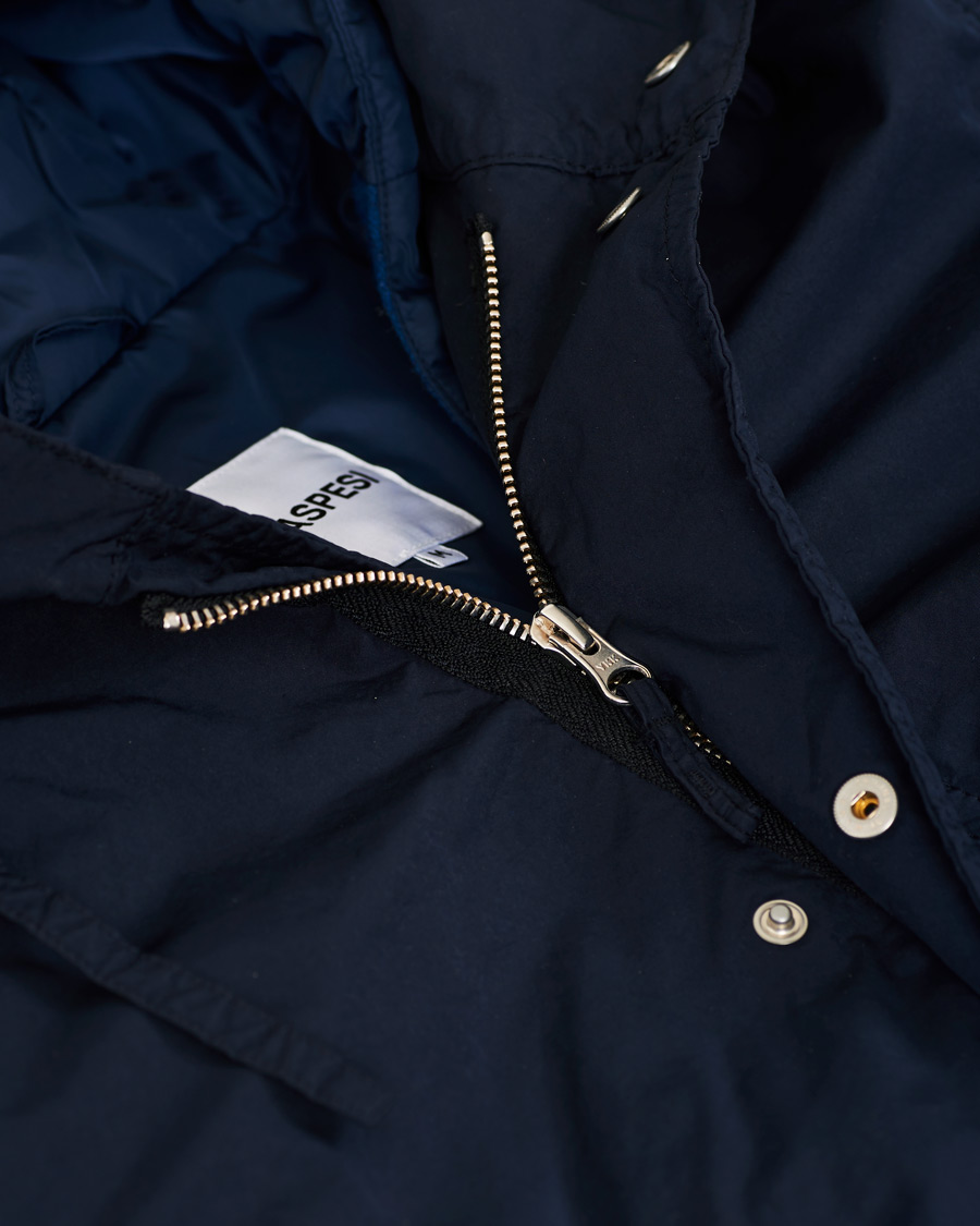 Homme | Manteaux Et Vestes | Aspesi | Parkattone Garment Dyed Parka Navy