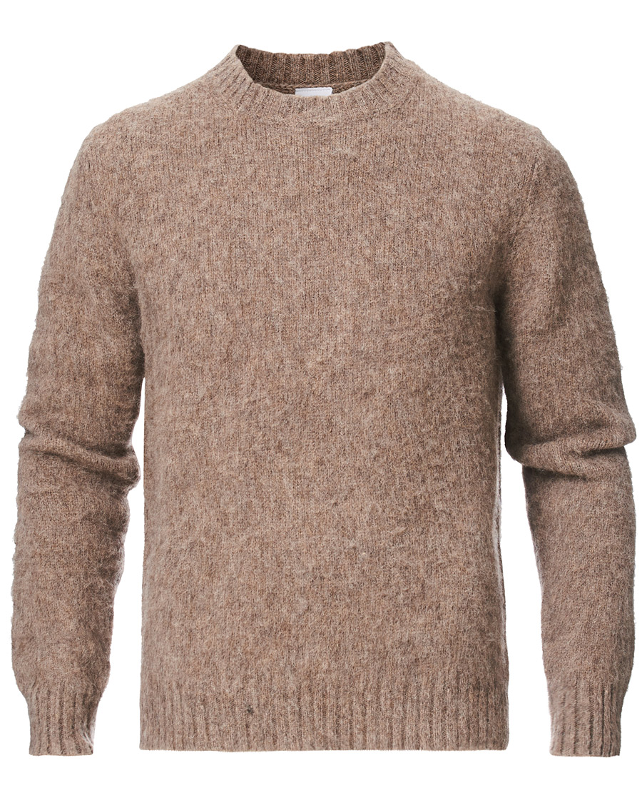 Homme | Pulls Et Tricots | Aspesi | Shetland Crew Neck Sweater Grey Melange