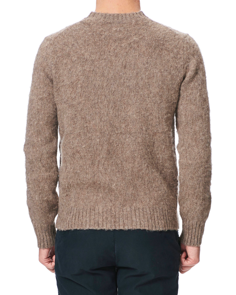 Homme | Pulls Et Tricots | Aspesi | Shetland Crew Neck Sweater Grey Melange