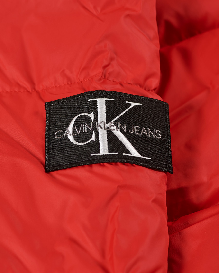 Homme | Manteaux Et Vestes | Calvin Klein Jeans | Hooded Down Puffer Jacket Red