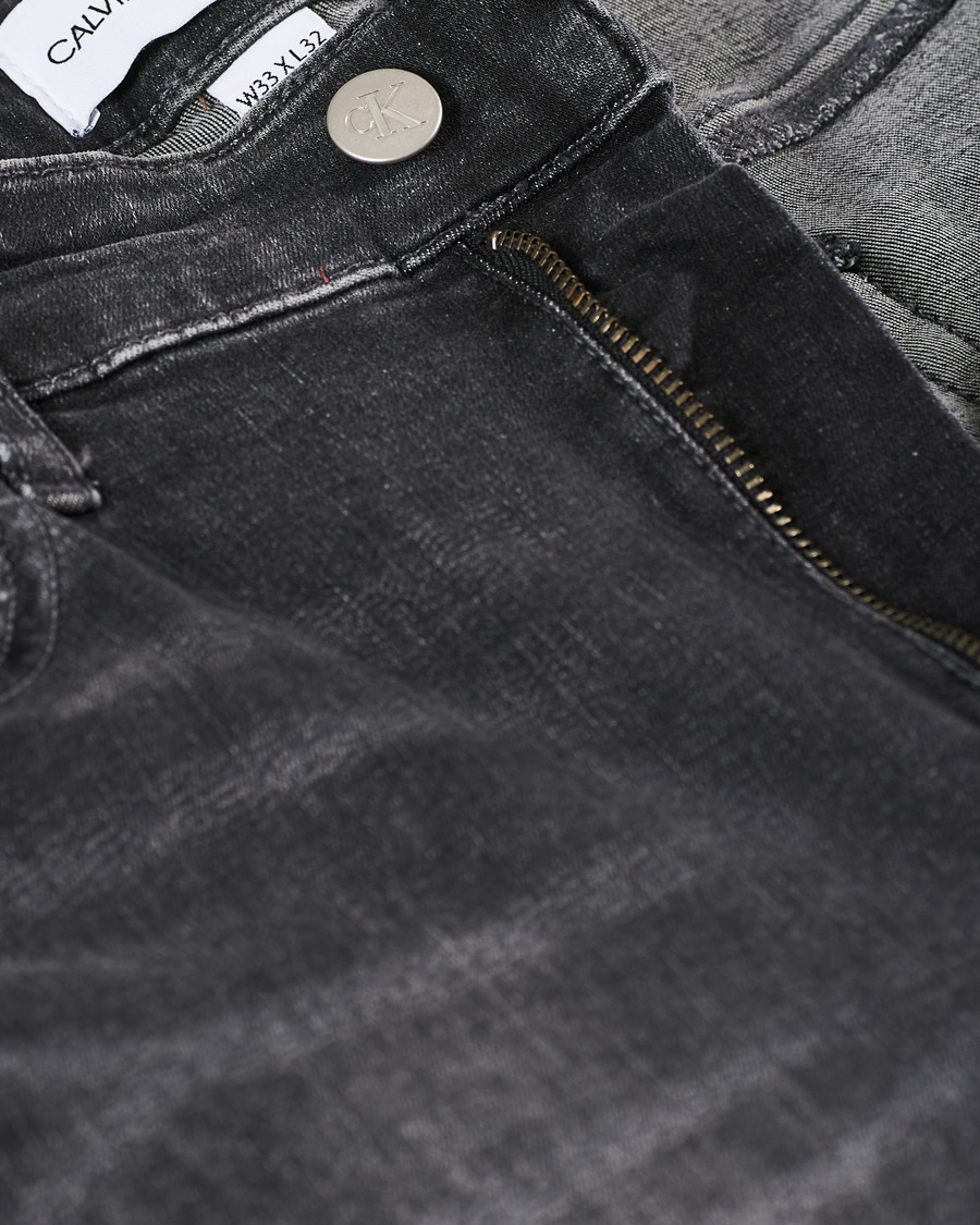 Homme | Jeans | Calvin Klein Jeans | Slim Tapered Stretch Jeans Dark Grey