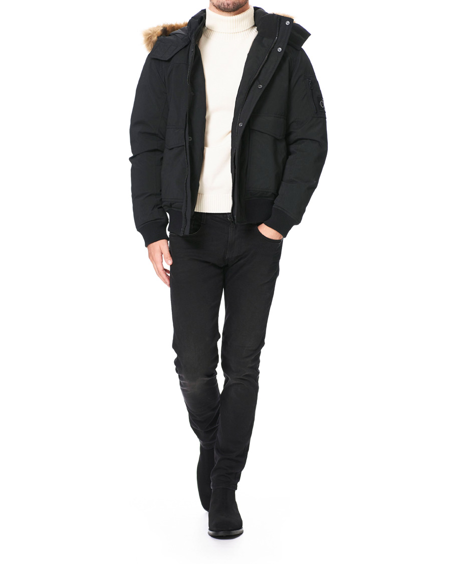 Heren | Jassen | Calvin Klein Jeans | Calvin Klein Fake Fur Down Jacket Black