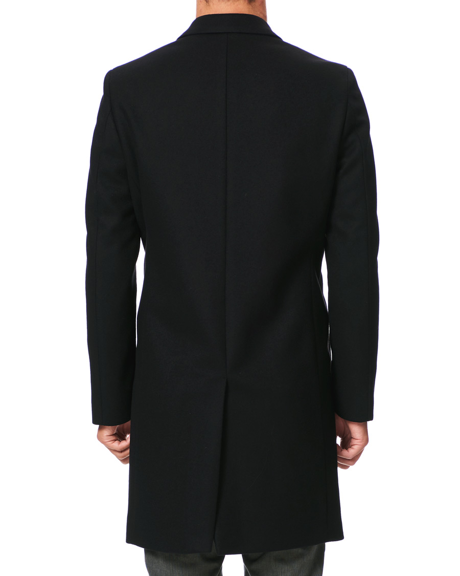 Heren | Jassen | Calvin Klein | Wool/Cashmere Coat Black
