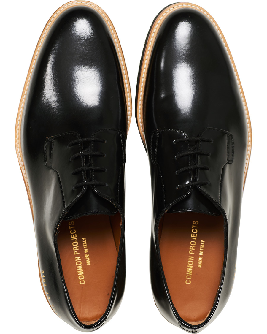 Homme | Common Projects Derby Shine Black Calf | Common Projects | Derby Shine Black Calf
