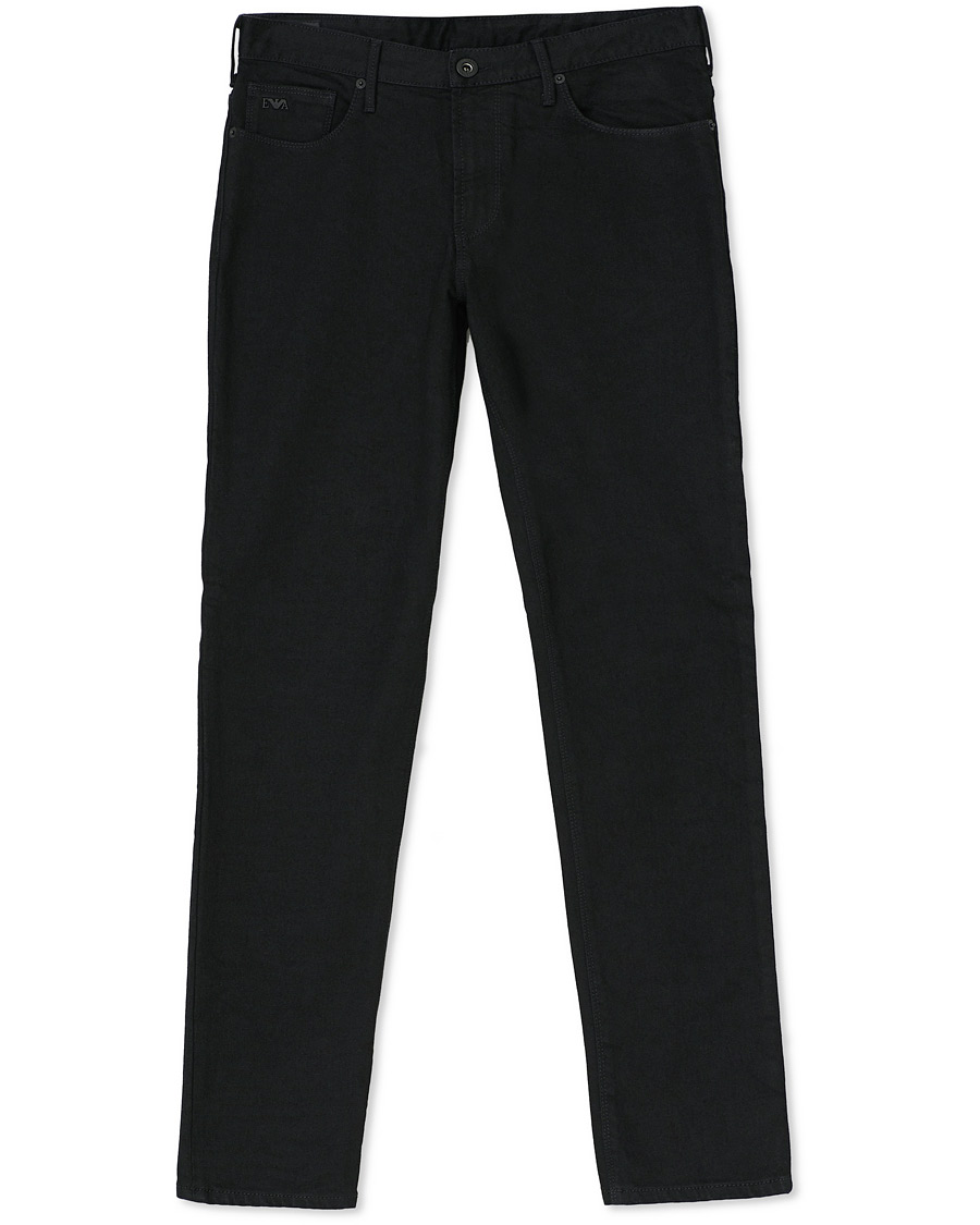 Heren | Jeans | Emporio Armani | Slim Fit Jeans Black