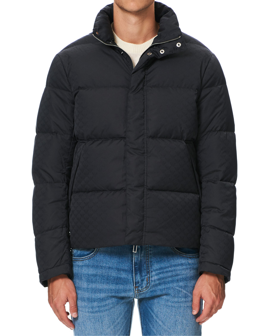 Homme | Manteaux Et Vestes | Emporio Armani | Tonal Logo Down Jacket Navy