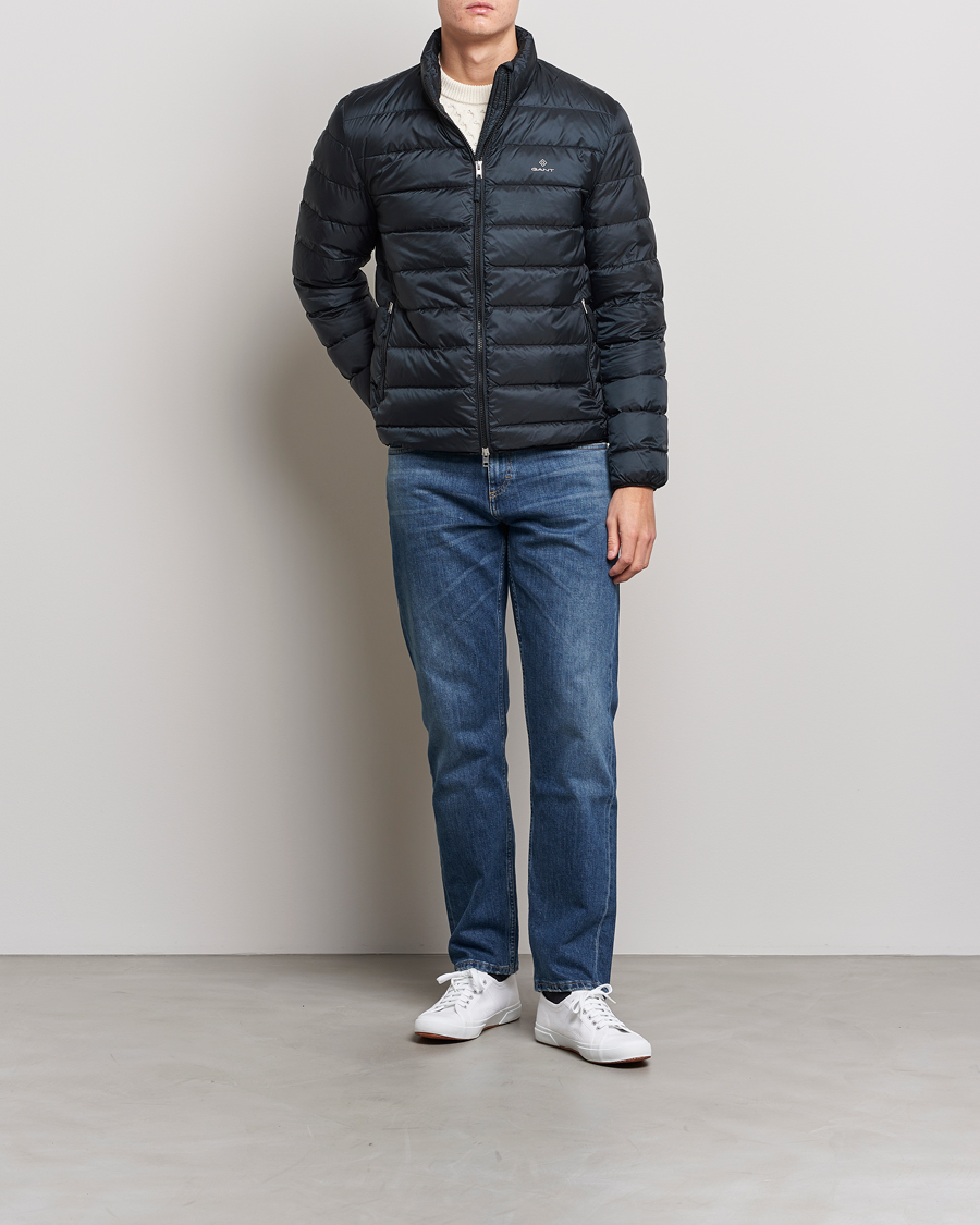 Heren | Jassen | GANT | The Light Down Jacket Black