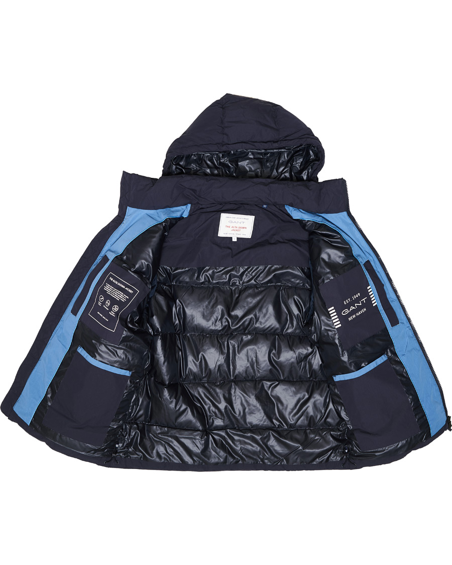 Homme | Manteaux Et Vestes | GANT | The Alta Down Jacket Evening Blue
