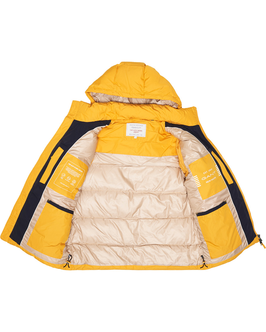 Homme | Manteaux Et Vestes | GANT | The Alta Down Jacket Ivy Gold
