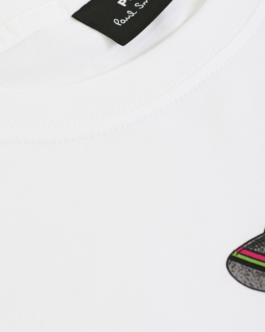 Heren | T-shirts | PS Paul Smith | Monkey on A Bike Tee White