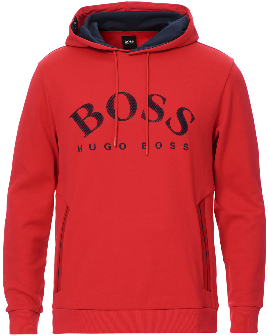 Homme | Pulls Et Tricots | BOSS GREEN | BOSS Athleisure Soody Hoodie Bright Red