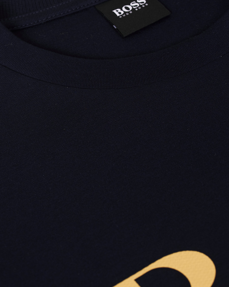 Homme | Pulls Et Tricots | BOSS GREEN | BOSS Athleisure Salbo Crew Neck Sweater Navy/Gold