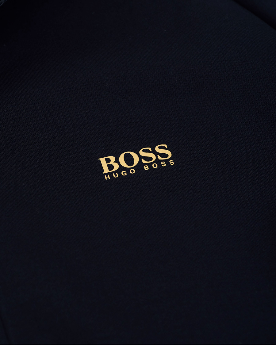 Homme | Pulls Et Tricots | BOSS GREEN | BOSS Athleisure Saggy Full Zip Hoodie Navy/Gold