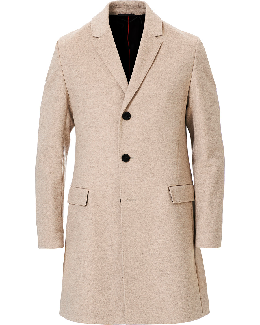 Homme | Manteaux Et Vestes | HUGO | Migor Wool Coat Light Beige