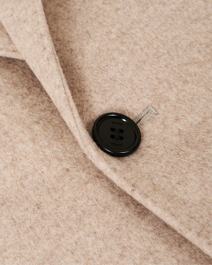 Homme | Manteaux Et Vestes | HUGO | Migor Wool Coat Light Beige