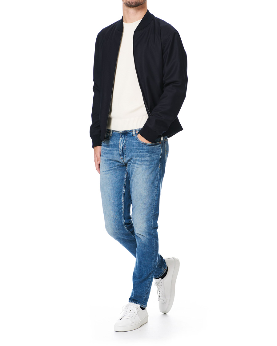 Heren | Jassen | BOSS BLACK | BOSS Nolwin Flannel Bomber Jacket Dark Blue