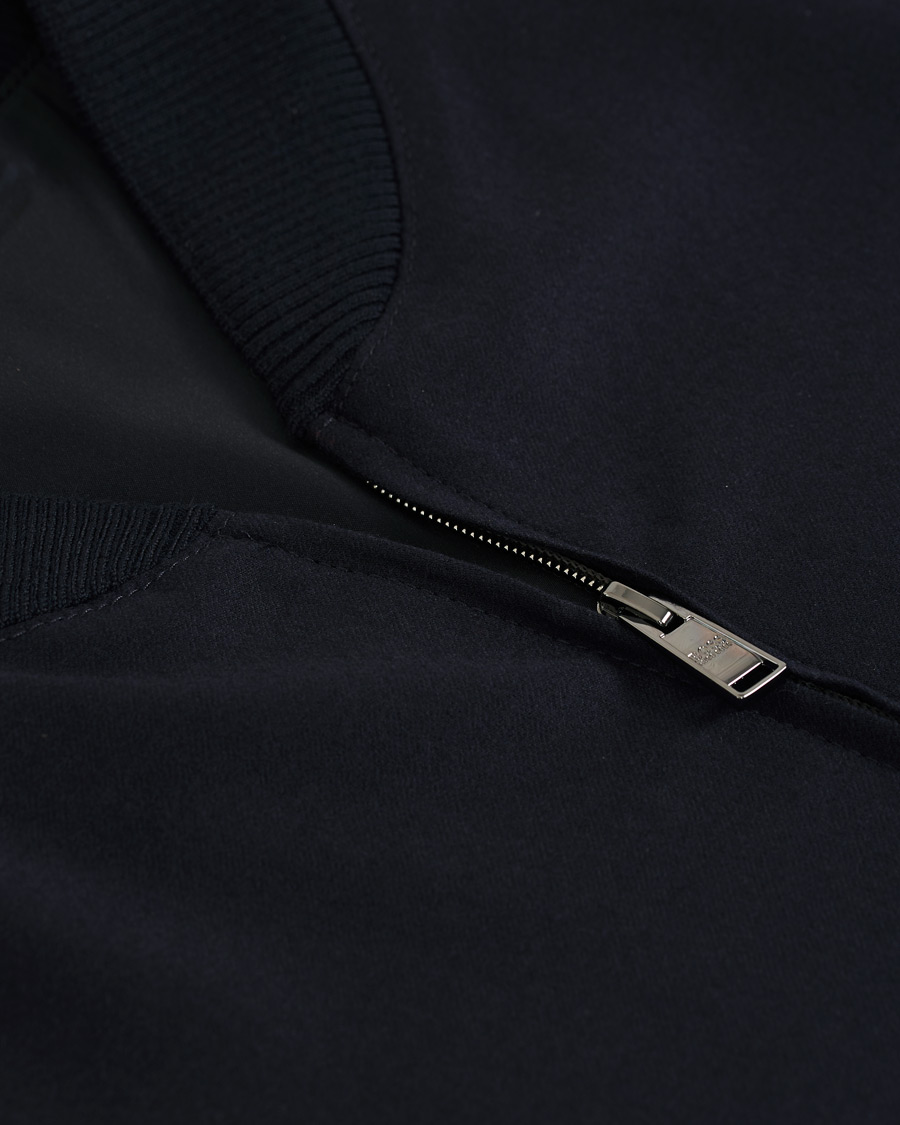 Heren | Jassen | BOSS BLACK | BOSS Nolwin Flannel Bomber Jacket Dark Blue