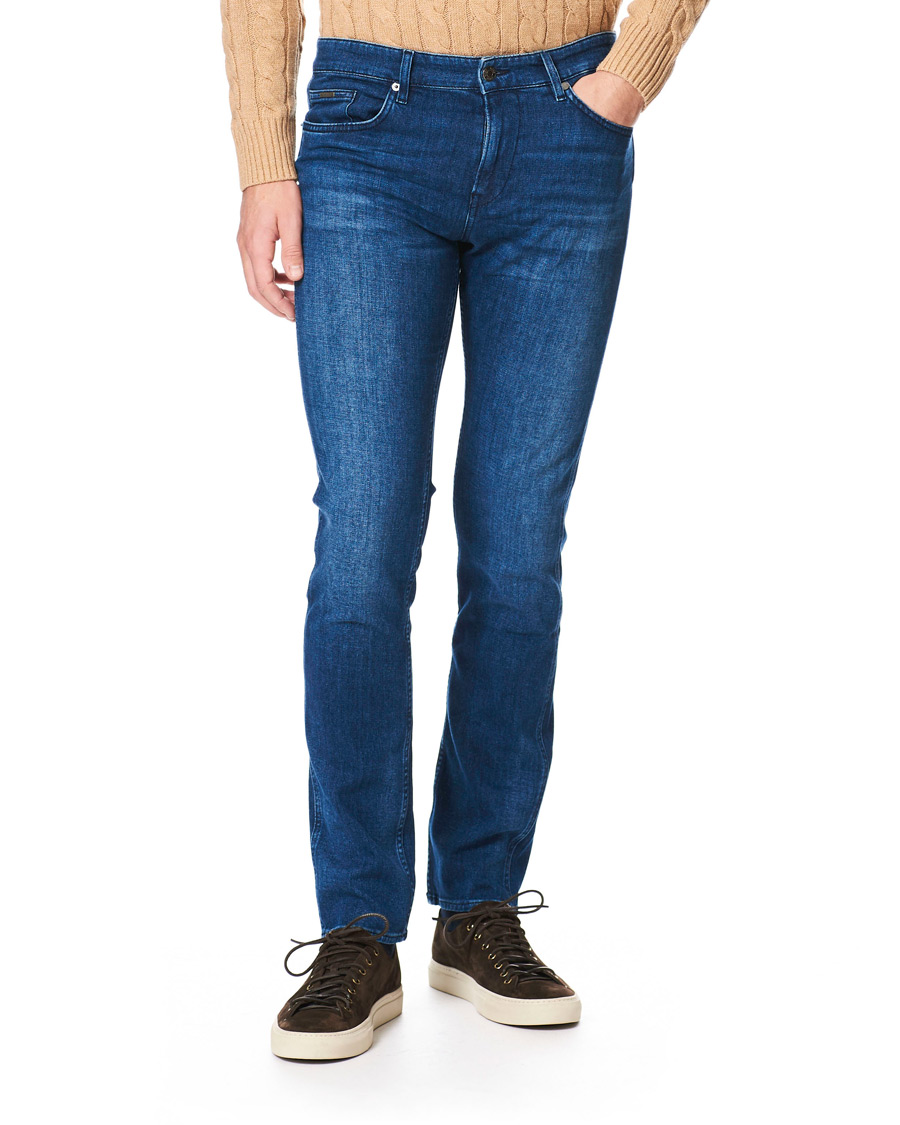 Homme | Jeans | BOSS BLACK | BOSS Delaware Slim Fit Stretch Jeans Medium Blue
