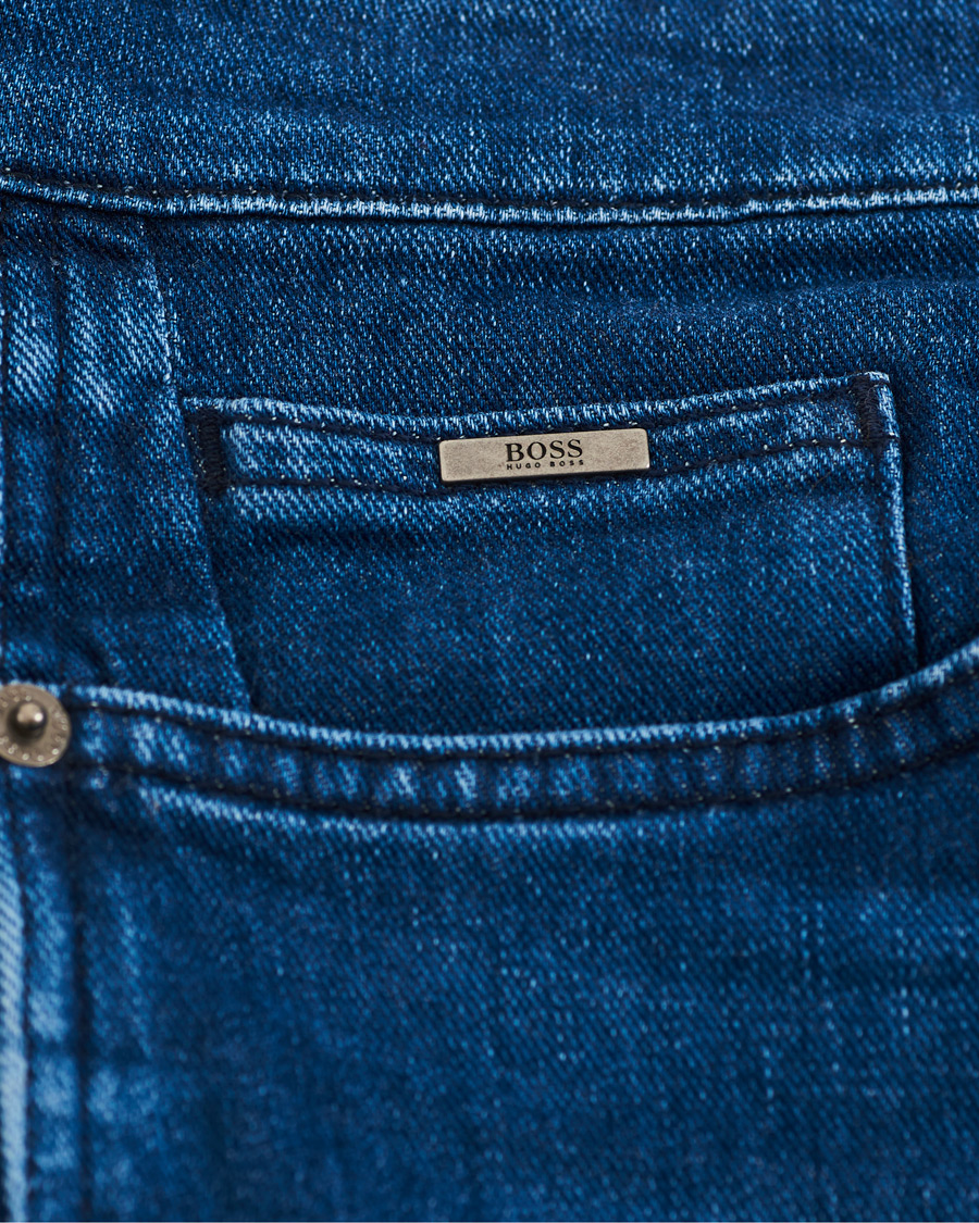 Homme | Jeans | BOSS BLACK | BOSS Delaware Slim Fit Stretch Jeans Medium Blue