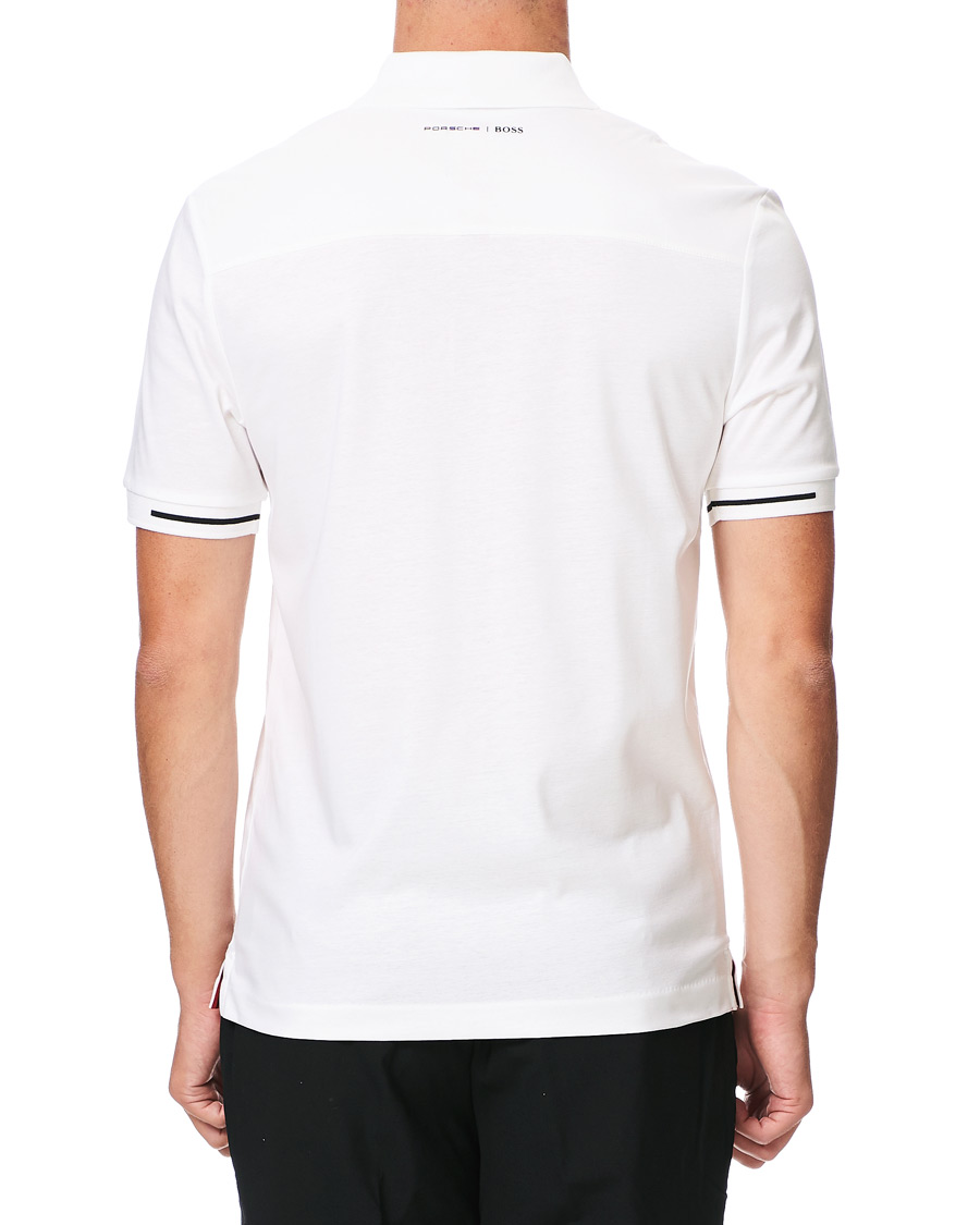 Homme | Polos | BOSS BLACK | BOSS Porsche Capsule Phillipson Polo White