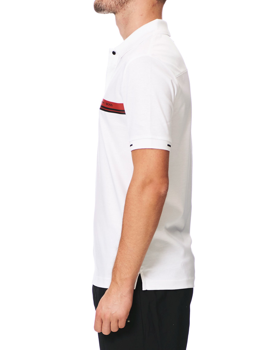 Homme | Polos | BOSS BLACK | BOSS Porsche Capsule Phillipson Polo White
