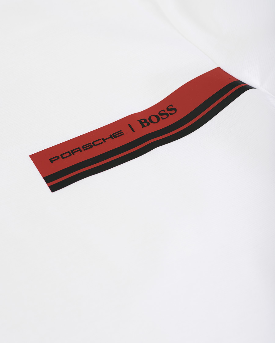 Homme | Polos | BOSS BLACK | BOSS Porsche Capsule Phillipson Polo White