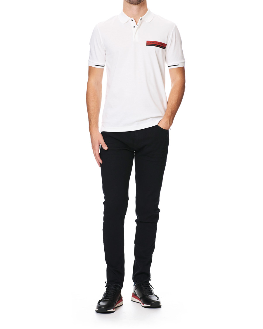 Heren | Jeans | BOSS BLACK | BOSS Porsche Capsule Tapered Jeans Black