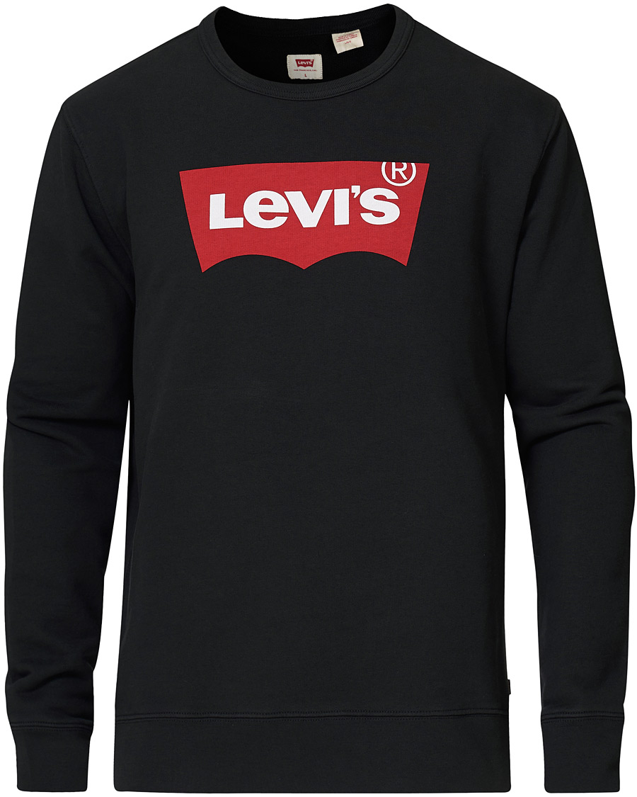 Homme | Pulls Et Tricots | Levi's | Batwing Crew Neck Sweatshirt Jet Black
