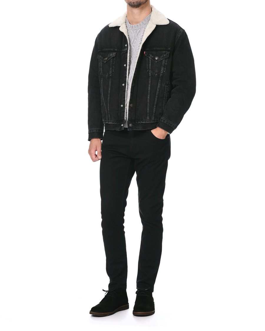 Homme | Manteaux Et Vestes | Levi's | Vintage Fit Sherpa Trucker Midnight
