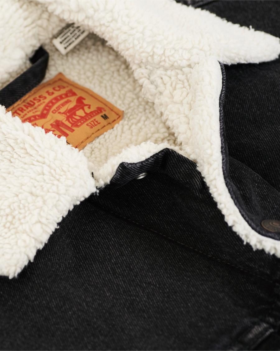 Homme | Manteaux Et Vestes | Levi's | Vintage Fit Sherpa Trucker Midnight