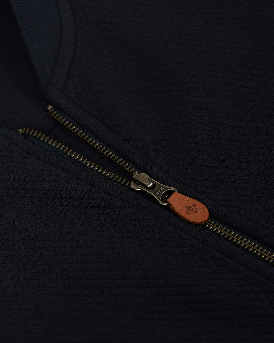 Heren | Truien | Morris | Redford Full Zip Old Blue
