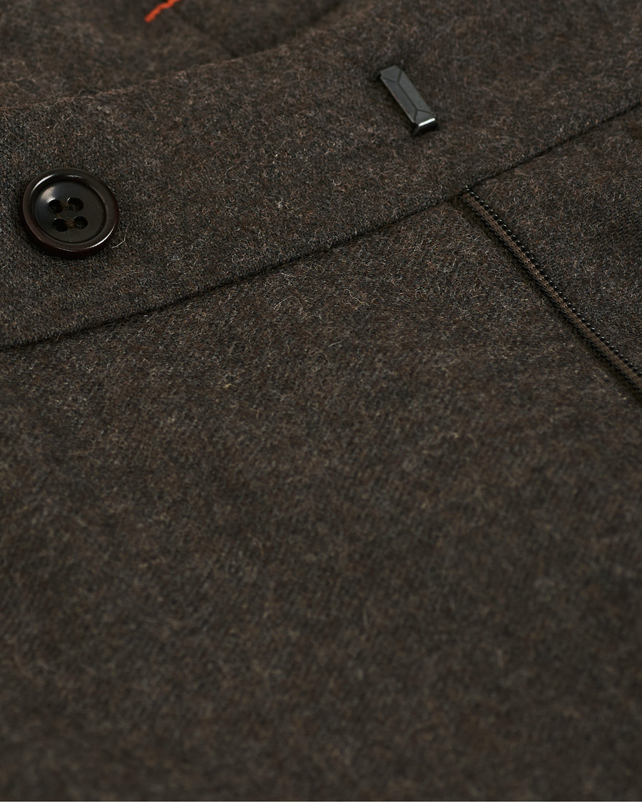 Heren | Broeken | Morris | Rodney Flannel Trousers Brown