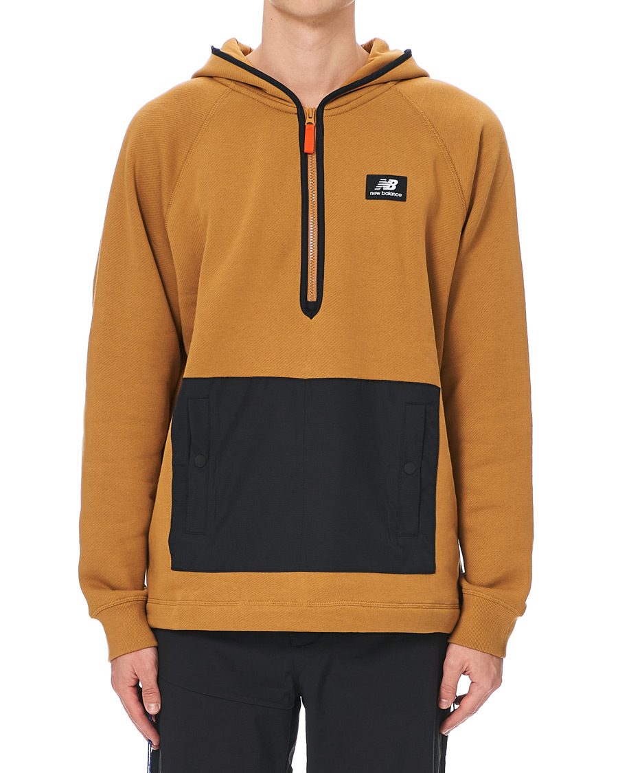 Homme | Pulls Et Tricots | New Balance | All Terrain Half Zip Hoodie Brown