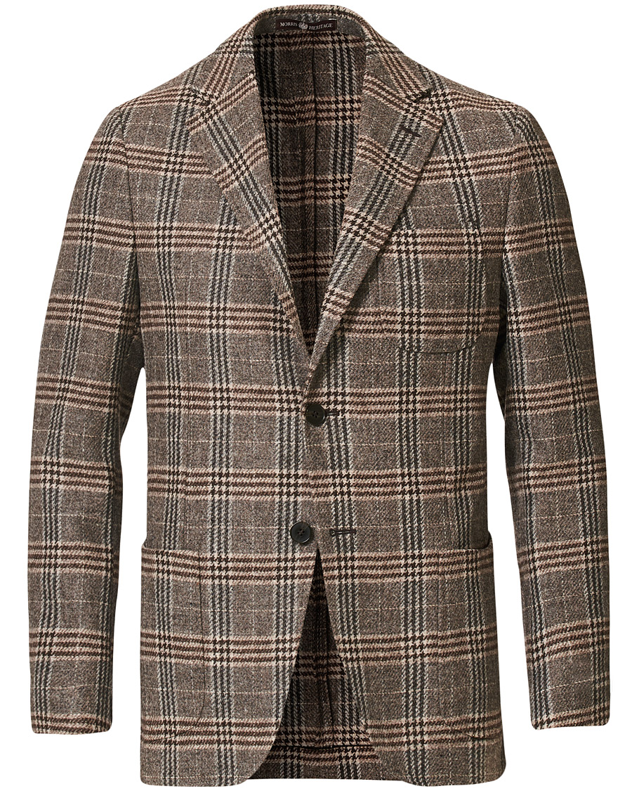 Heren | Blazers | Morris Heritage | Mike Checked Blazer Brown/Beige