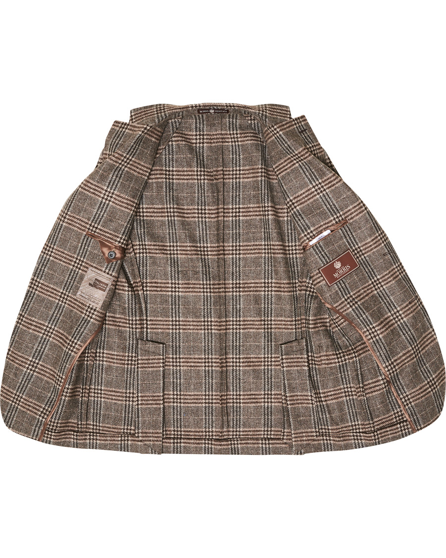 Heren | Blazers | Morris Heritage | Mike Checked Blazer Brown/Beige
