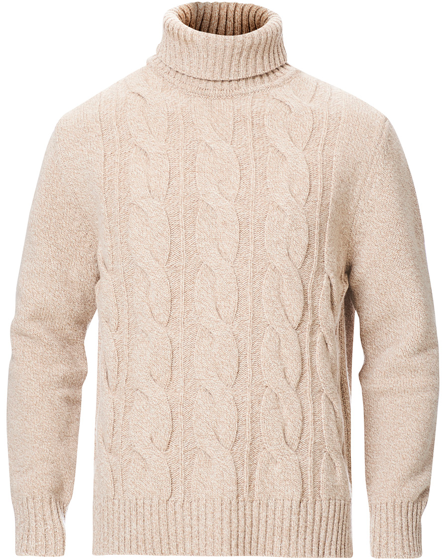 Homme | Pulls Et Tricots | Morris Heritage | Heritage Heavy Rollneck Beige