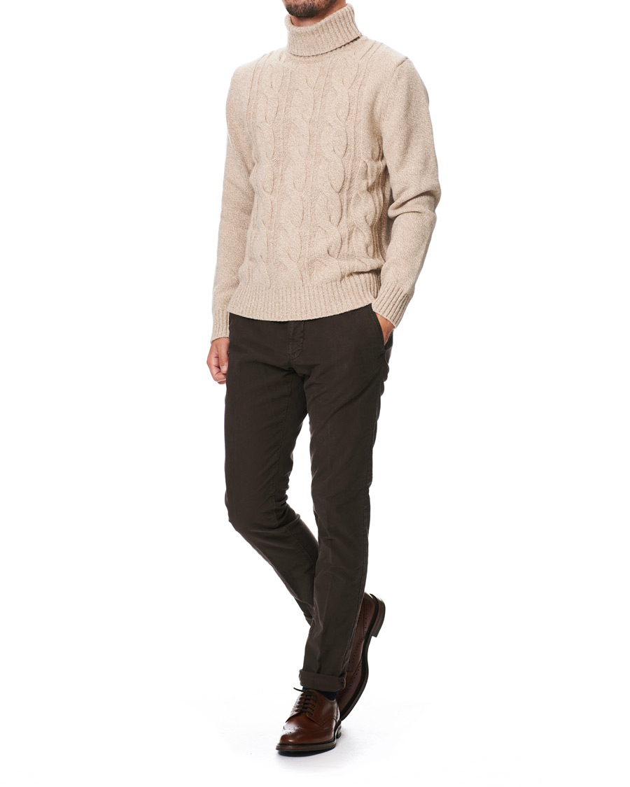 Homme | Pulls Et Tricots | Morris Heritage | Heritage Heavy Rollneck Beige